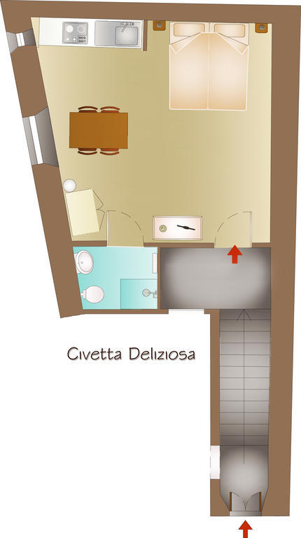Le Residenze Ristori Apartment Cortona Bilik gambar